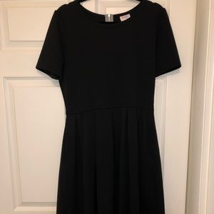 Lularoe SOLID BLACK Amelia XL GUC